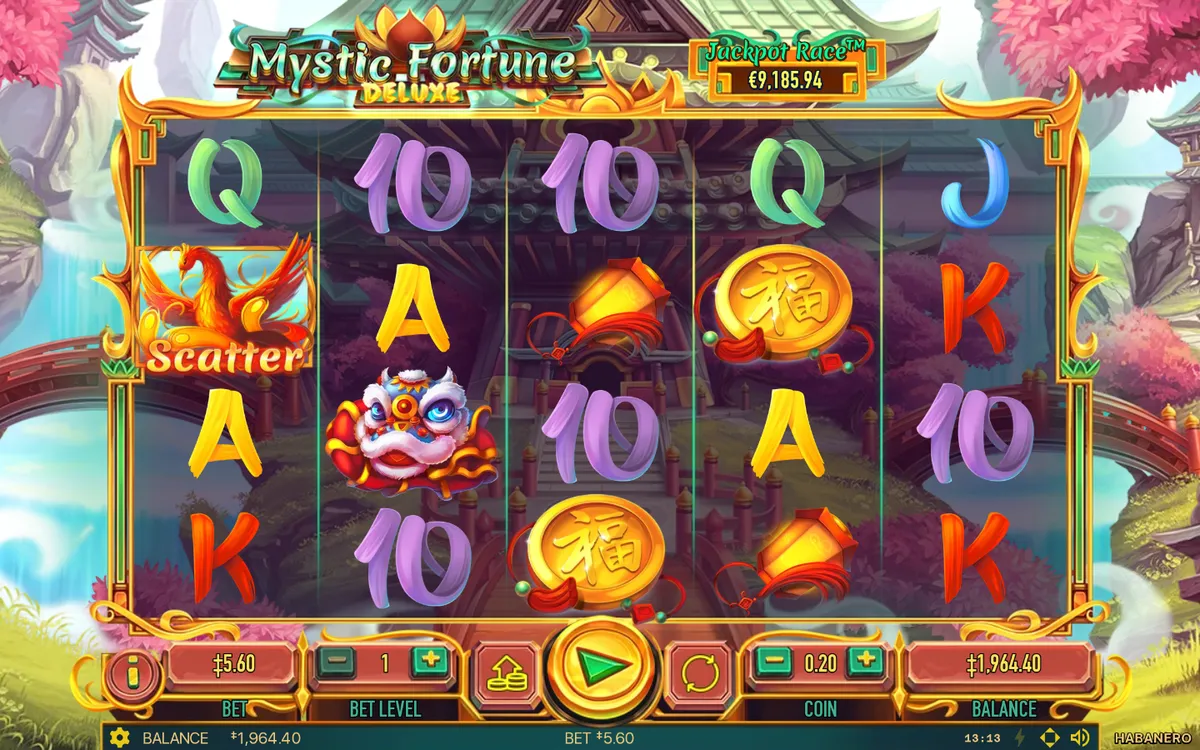 Mystic Fortune multiplier feature